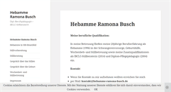Desktop Screenshot of hebammenpraxis-wandsbek.de
