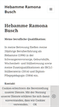 Mobile Screenshot of hebammenpraxis-wandsbek.de